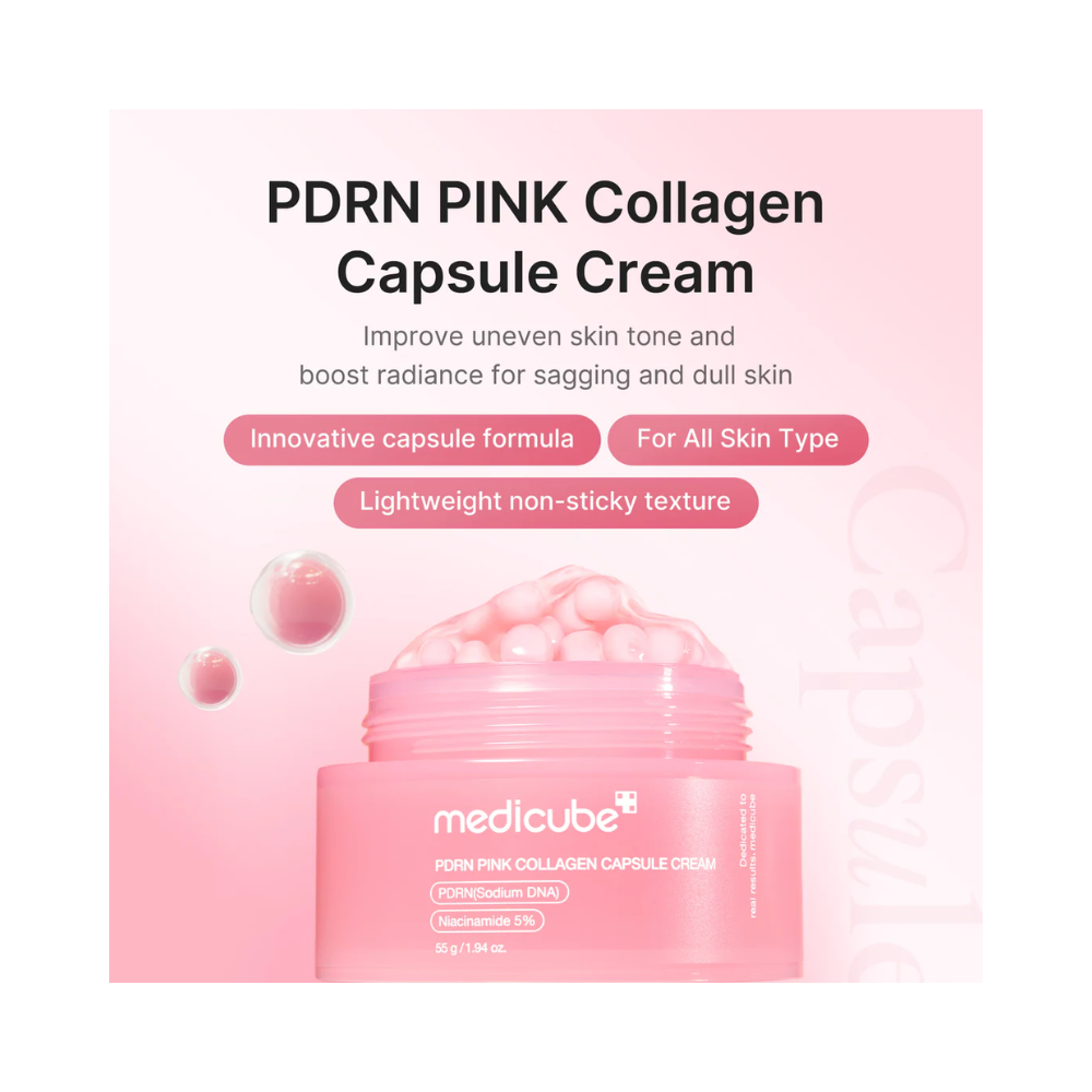 Medicube PDRN Pink Collagen Capsule Cream, 55 g