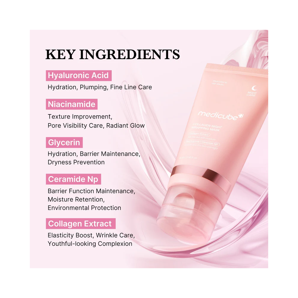 Medicube Collagen Night Wrapping Mask, 75 ml