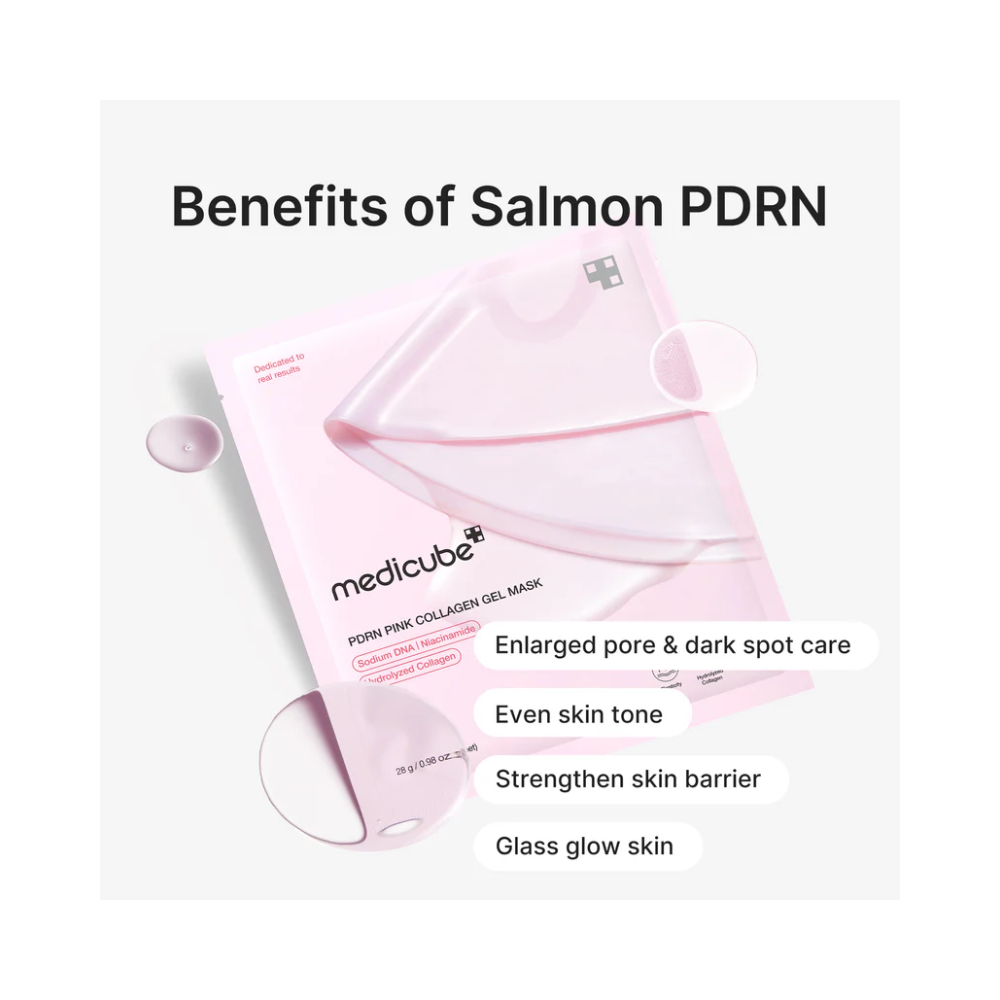 Medicube Salmon PDRN Pink Collagen Jelly Gel Mask, 28 g