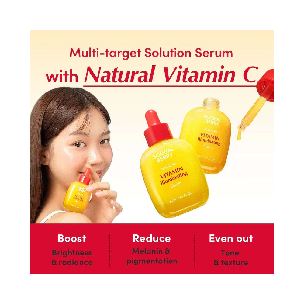Eqqualberry Vitamin Illuminating Serum, 30 ml