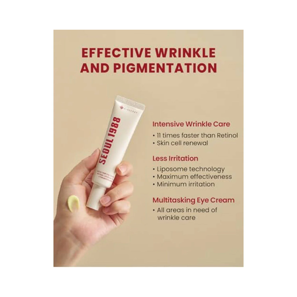 K-secret Seoul 1988 Eye Cream: Retinal Liposome 4% + Fermented Bean, 30ml