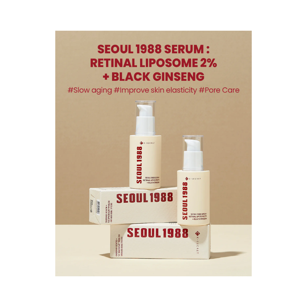 K-secret Seoul 1988 Eye Cream: Retinal Liposome 4% + Fermented Bean, 30ml