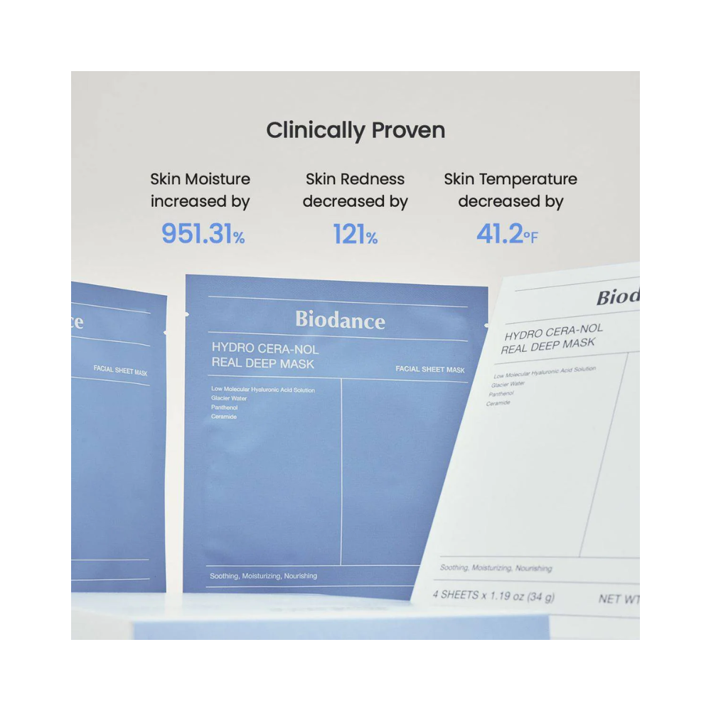 Biodance Hydro Cera-Nol Real Deep Mask (4 pcs)