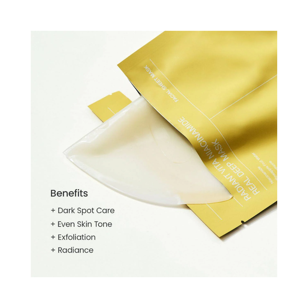 Biodance Radiant Vita Niacinamide Real Deep Mask (4 pcs)