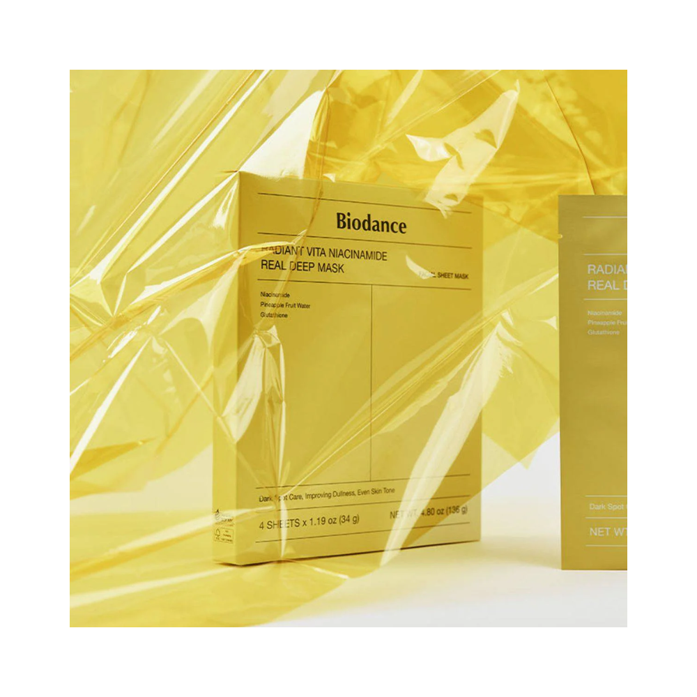 Biodance Radiant Vita Niacinamide Real Deep Mask (4 pcs)