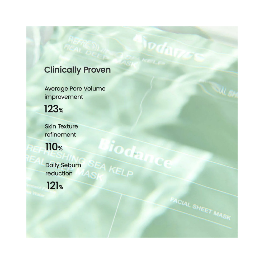 Biodance Refreshing Sea Kelp Real Deep Mask (4 pcs)