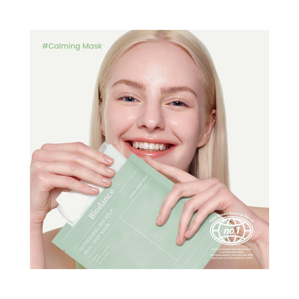 Biodance Refreshing Sea Kelp Real Deep Mask (4 pcs)