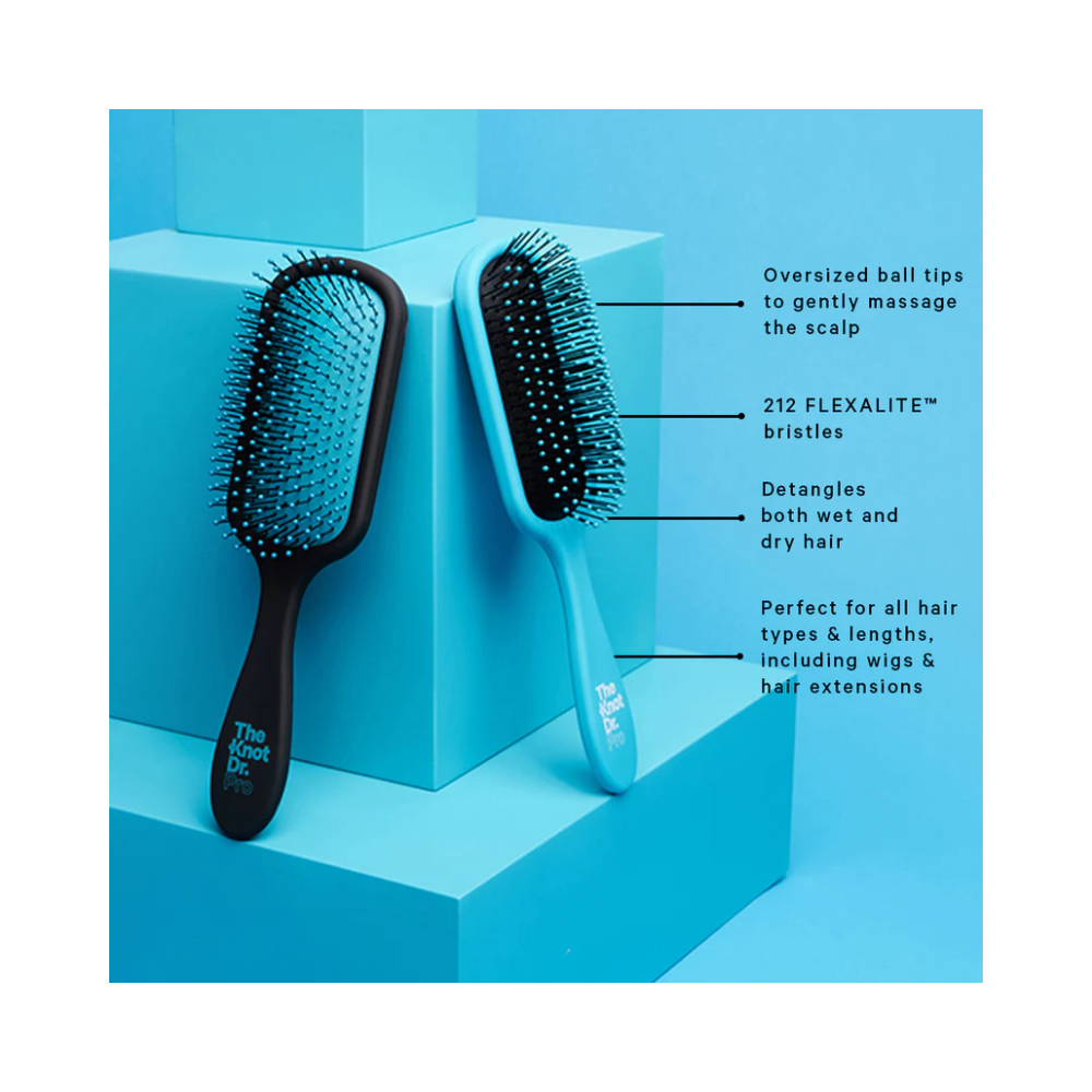 The Knot Dr. Turquoise Pro Hairbrush