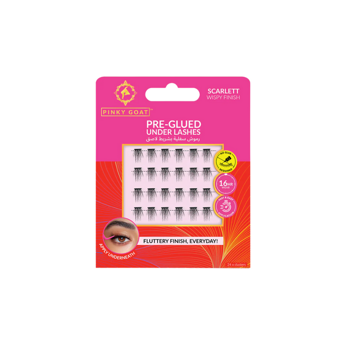 PinkyGoat SAVANNAH Pre-Glued Under Lashes