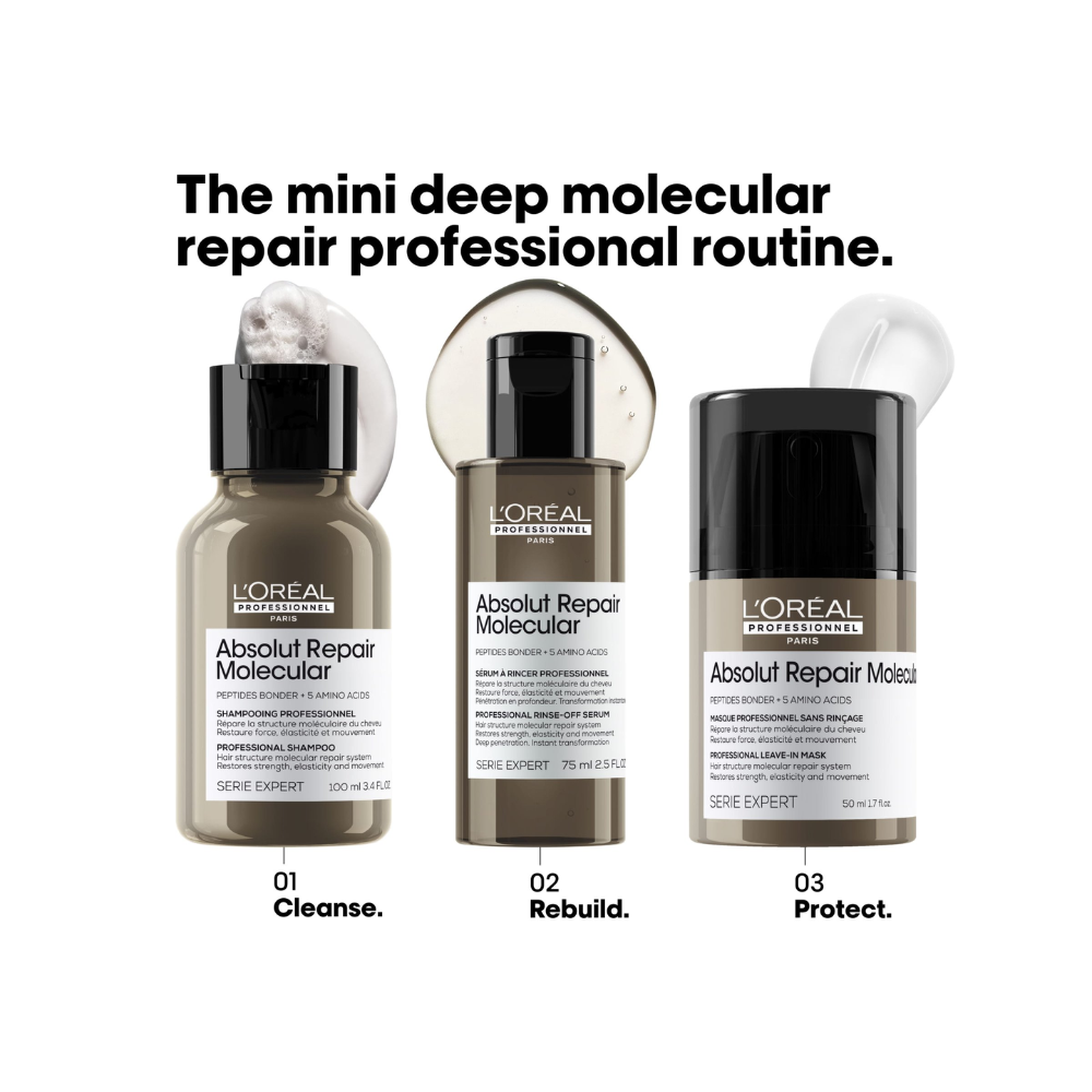 L'Oréal Absolut Repair Molecular Professional Shampoo Sulfate-Free Reparing Damaged Hair, 300ml