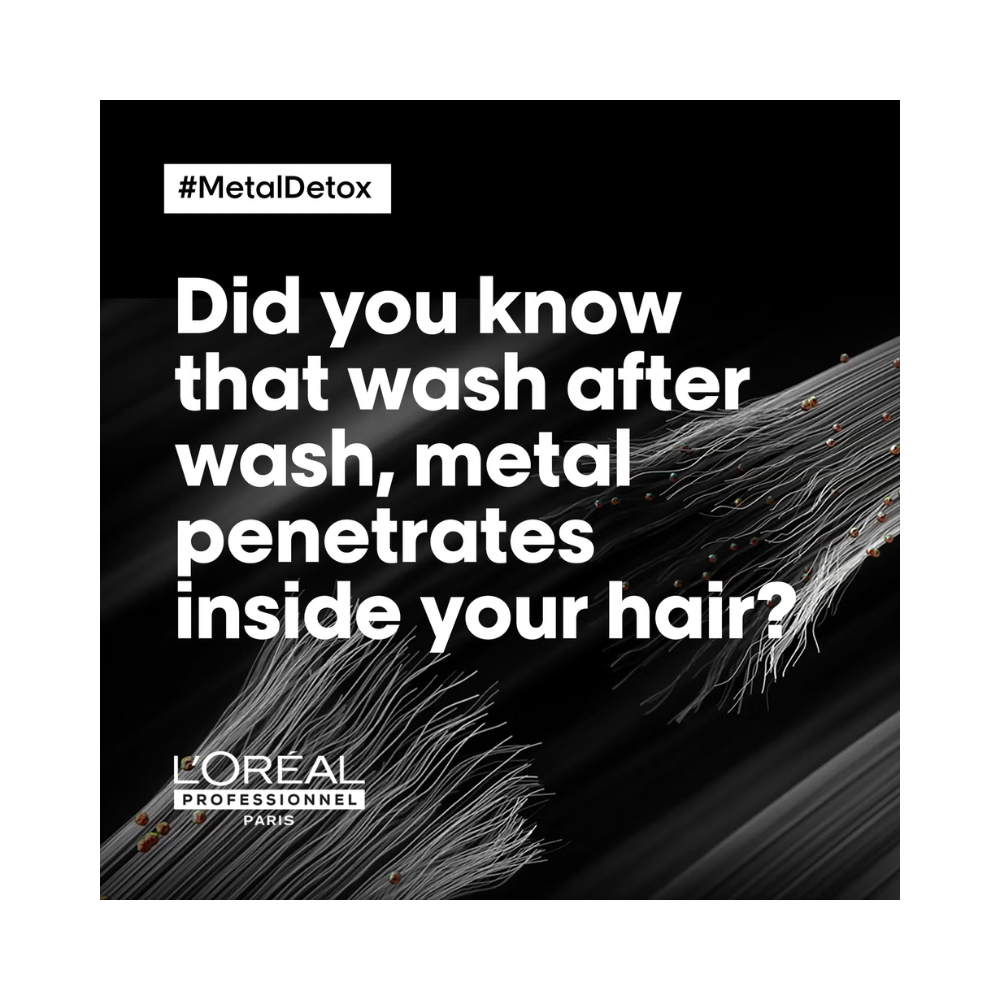 L'Oréal Metal Detox Professional Shampoo Anti-Metal Cleansing Cream, 300ml