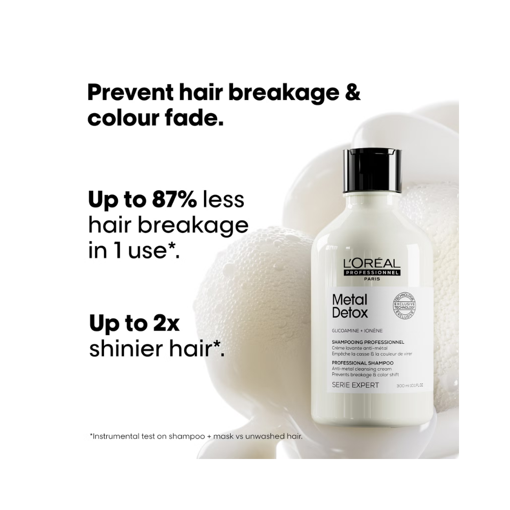 L'Oréal Metal Detox Professional Shampoo Anti-Metal Cleansing Cream, 300ml