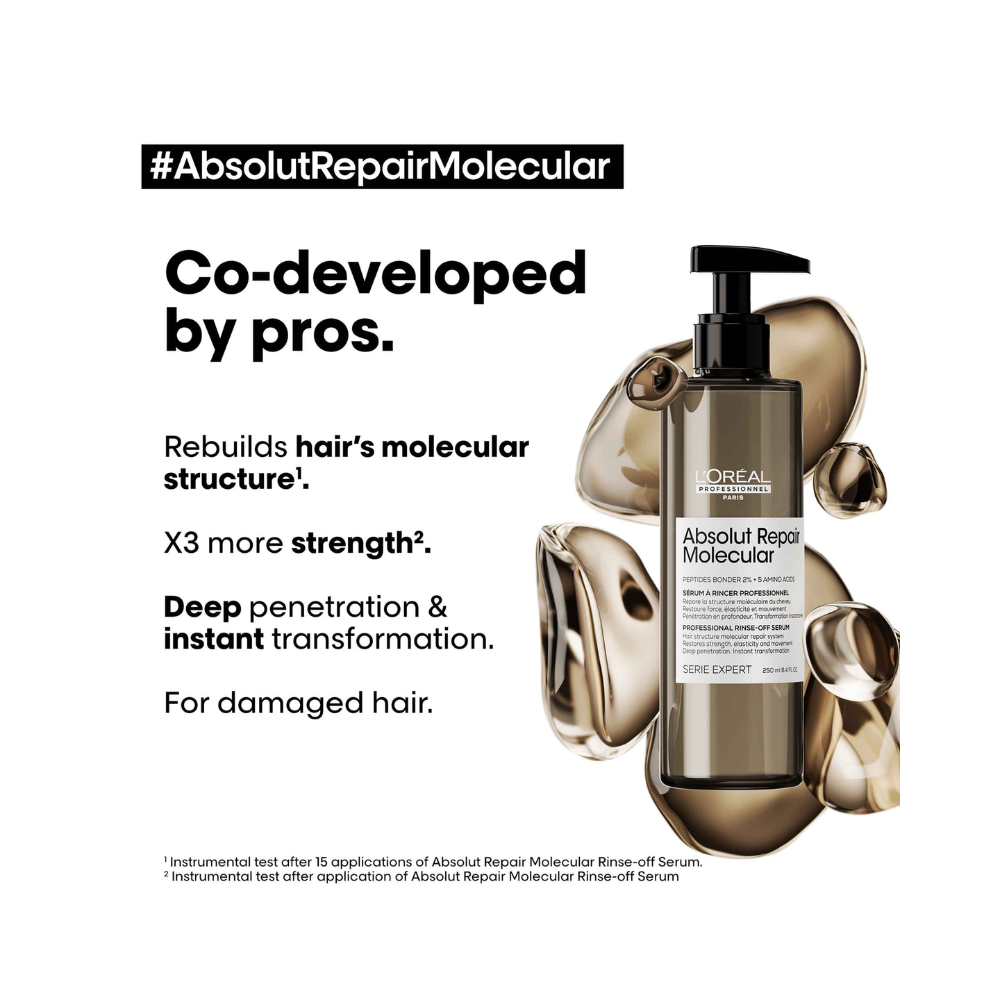 L'Oréal Absolut Repair Molecular Professional Rinse-off Serum 250ml 8.4 fl.oz