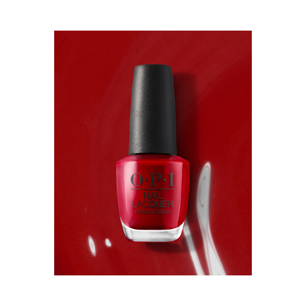 OPI Nail Lacquer-Red Hot Rio, 15ml