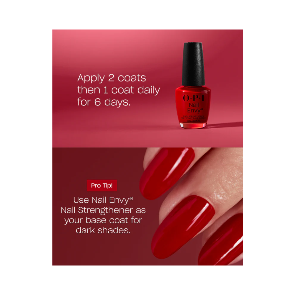 OPI Nail Envy Strengthener Big Apple Red, 15ml